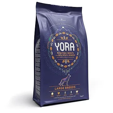 Yora Dog Adult granule z hmyzu Large Breed 12kg (RD-YDALB12PP)