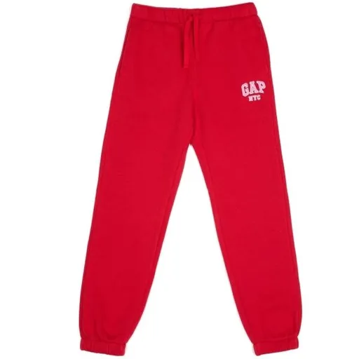 GAP V-FA LOGO HERITAGE JOGGER Dívčí tepláky, červená, velikost