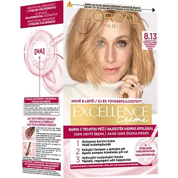 L'ORÉAL PARIS Excellence Créme 8.13 Blond světlá béžová  (3600524105747)