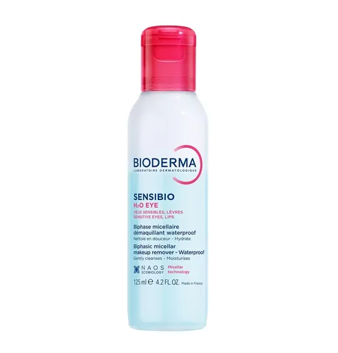 BIODERMA Sensibio H2O Eye micelární odličovač očí a rtů 125 ml