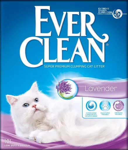 Kočkolit Ever Clean levandule hrudkující 10l