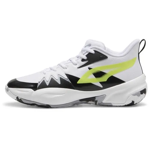 Puma GENETICS Pánská basketbalová obuv, bílá, velikost 42.5