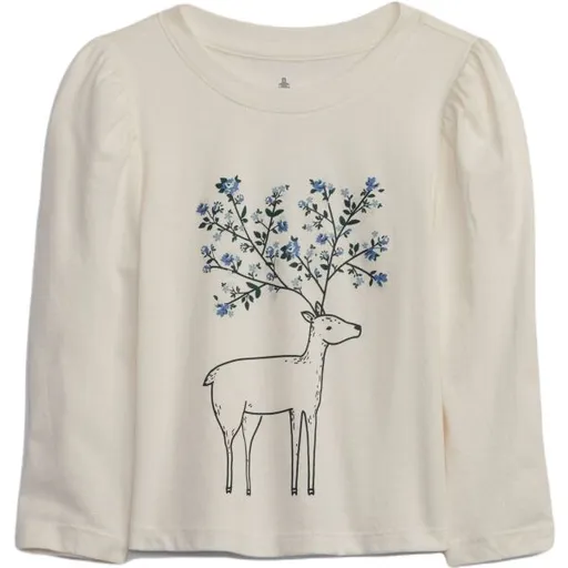 GAP BABY Dětské tričko, bílá, velikost 4Y