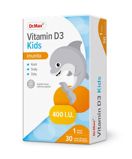 Dr. Max Vitamin D3 Kids 30 kapslí