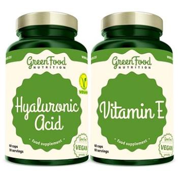 GreenFood Nutrition Hyaluronic Acid 60cps. + Vitamin E 60cps (8594193928156)