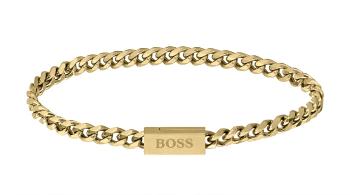 Hugo Boss Nadčasový pozlacený náramek Chain for Him 1580172 19 cm