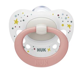 NUK Dudlík Signature 0-6m box bílo-broskvový