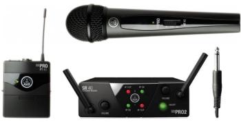 AKG WMS40 Mini2 Vocal/Instrumental Dual Bezdrátový systém US25A: 537.500MHz + US25C: 539.300MHz