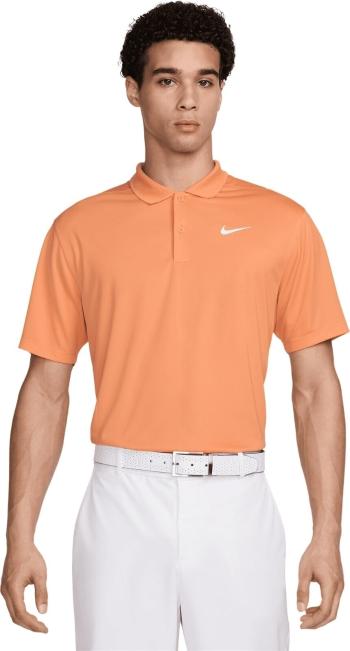 Nike Dri-Fit Victory Mens Golf Orange Trance/White L Polo košeľa