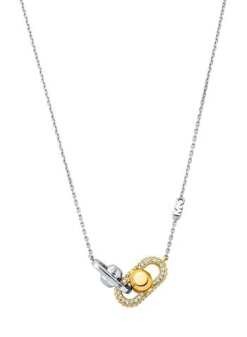 Michael Kors Stylový bicolor náhrdelník se zirkony Astor Link MKC1734CZ931