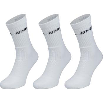 O'Neill SPORTSOCK 3P Unisex ponožky, bílá, velikost