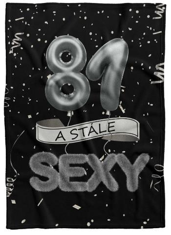 Deka Stále sexy – Černá (věk: 81, Podšití beránkem: NE)