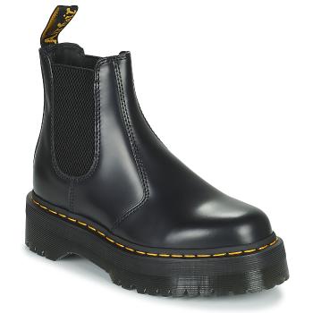 Dr. Martens  2976 QUAD BLACK SMOOTH  Polokozačky Čierna