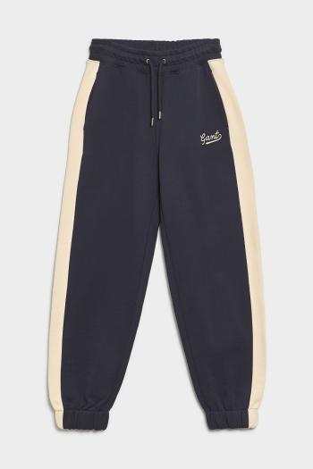 TEPLÁKY GANT D2. COLOR BLOCK SWEAT PANTS EVENING BLUE