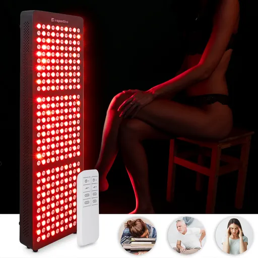 Infračervený LED panel inSPORTline Lustar - 300 LED černá