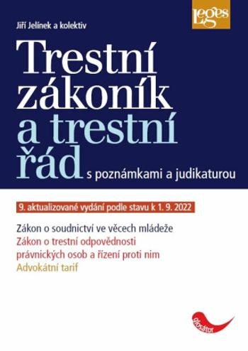 Trestní zákoník a trestní řád s poznámkami a judikaturou - Jiří Jelínek