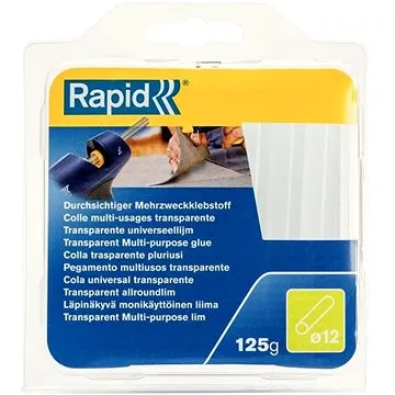 Lepidlo tavné univerzální, O 12 mm, 250 g, transparentní, blistr, RAPID (463107949)