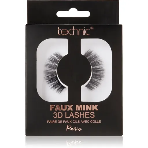 Technic Cosmetics Faux Mink umělé řasy Paris 1 pár