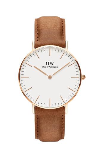 Hodinky Daniel Wellington hnědá barva, DW00100109