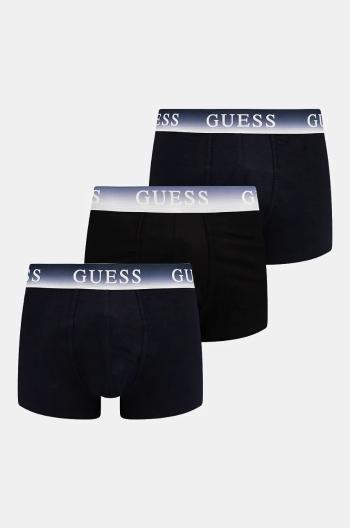 Boxerky Guess 3-pack pánské, modrá barva, U4BG13.K6YW1