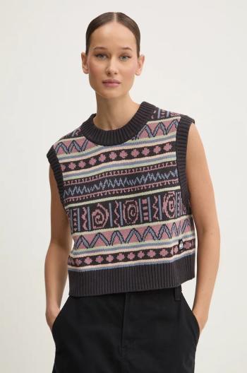 Bavlněná vesta Quiksilver Sweater Tank šedá barva, EQYSW03318