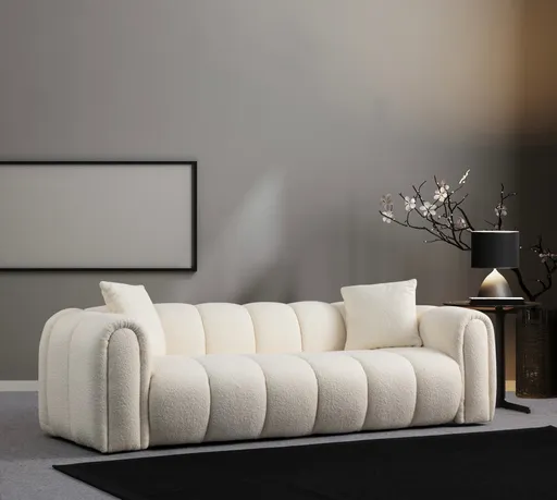 Trojmístná pohovka Puffy 3 - White