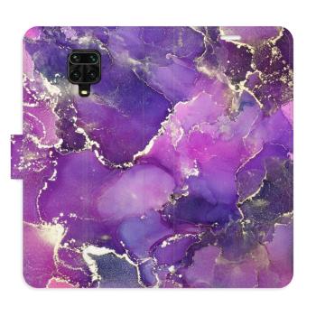 Flipové pouzdro iSaprio - Purple Marble - Xiaomi Redmi Note 9 Pro / Note 9S