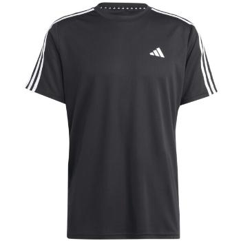 adidas TRAIN ESSENTIALS 3-STRIPES TEE Pánské tréninkové tričko, černá, velikost