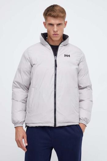 Oboustranná bunda Helly Hansen YU 23 REVERSIBLE PUFFER pánská, černá barva, zimní, 54060