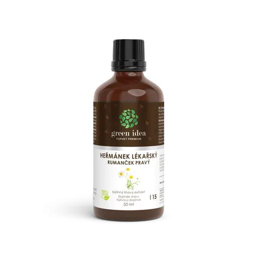 Heřmánek lékařský tinktura - kapky 50 ml - Green idea