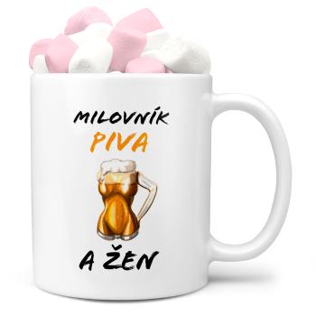 Hrnek Milovník piva a žen (Náplň hrníčku: Marshmallow)