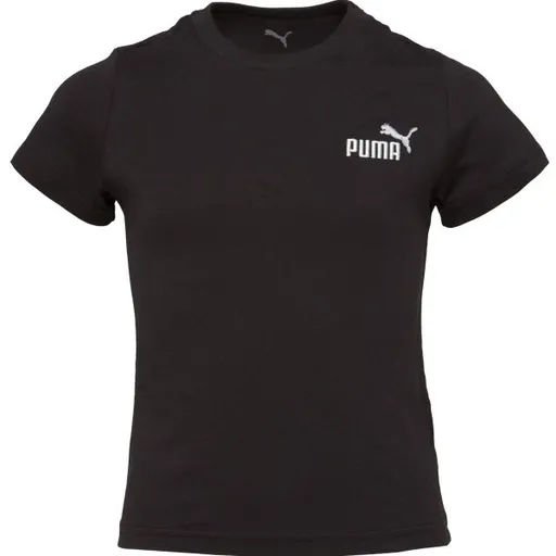 Puma ESSENTIALS 2 COLOR SMALL NO.1 LOGO TEE B Chlapecké triko, černá, velikost