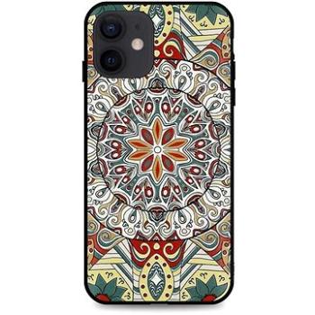 TopQ iPhone 12 3D silikon Barevná mandala 55246 (Sun-55246)