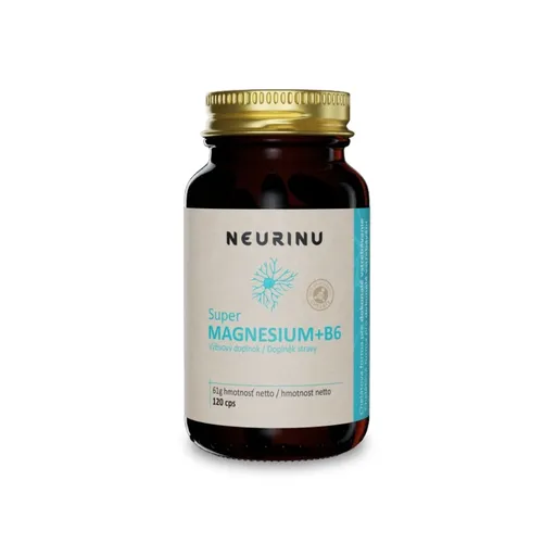 NEURINU Super MAGNESIUM+B6 – 120 kapslí