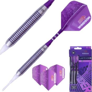 Windson LAVENDER 14G Set šipek s mosaznými barely a plastovými hroty, fialová, velikost