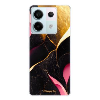 Odolné silikonové pouzdro iSaprio - Gold Pink Marble - Xiaomi Redmi Note 13 Pro 5G / Poco X6 5G