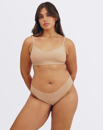 Organic Basics Naked Rib Brief Hazelnut S