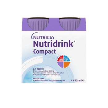 Nutridrink Compact s příchutí neutrální 4x125 ml