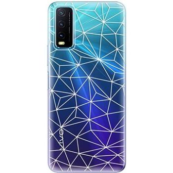 iSaprio Abstract Triangles 03 - white pro Vivo Y20s (trian03w-TPU3-vY20s)