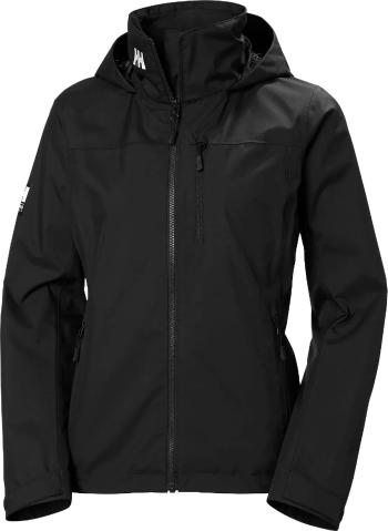 Helly Hansen Bunda Women’s Crew Hooded Sailing Jacket 2.0 Black XS