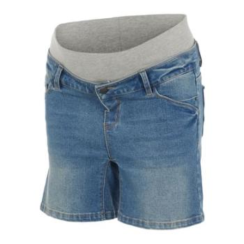 mamalicious Těhotenské shorts MLFONTANA Light Modrý denim