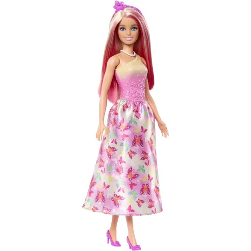 Mattel Barbie pohádková princezna růžová