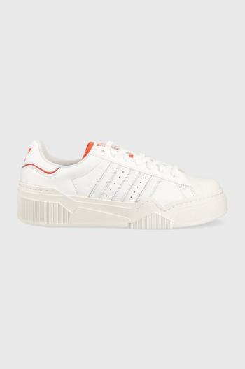 Kožené sneakers boty adidas Originals Superstar Bonega 2B bílá barva