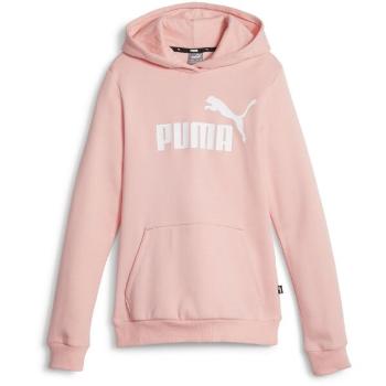 Puma ESSENTIALS HOODIE Dívčí mikina, růžová, velikost