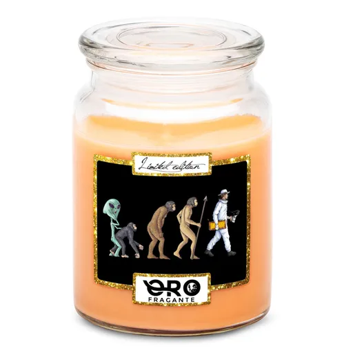 Svíčka Evoluce včelaře (Vůně svíčky: Tropické ovoce)