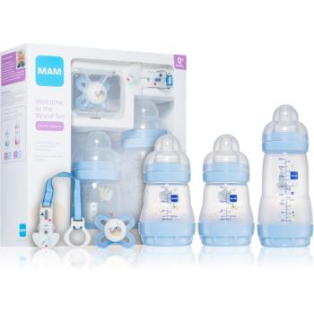 MAM Welcome to the World Blue set cadou pentru bebeluși