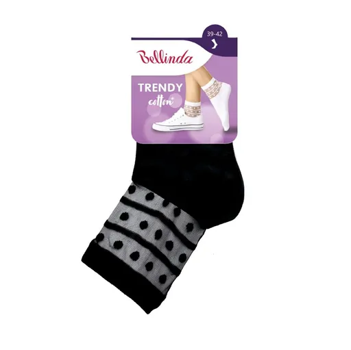 Bellinda TRENDY COTTON vel. 39/42 dámské ponožky 1 pár černé