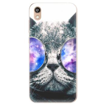 Odolné silikonové pouzdro iSaprio - Galaxy Cat - Huawei Honor 8S