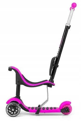 Milly Mally Tříkolka, koloběžka Milly Mally, Scooter Little Star 3 v 1 - růžová