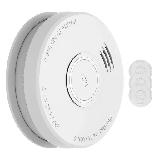 SHD by oneConcept DOF19, Detektor kouře, plast, výstražný signál: 85 dB, 9V na baterie